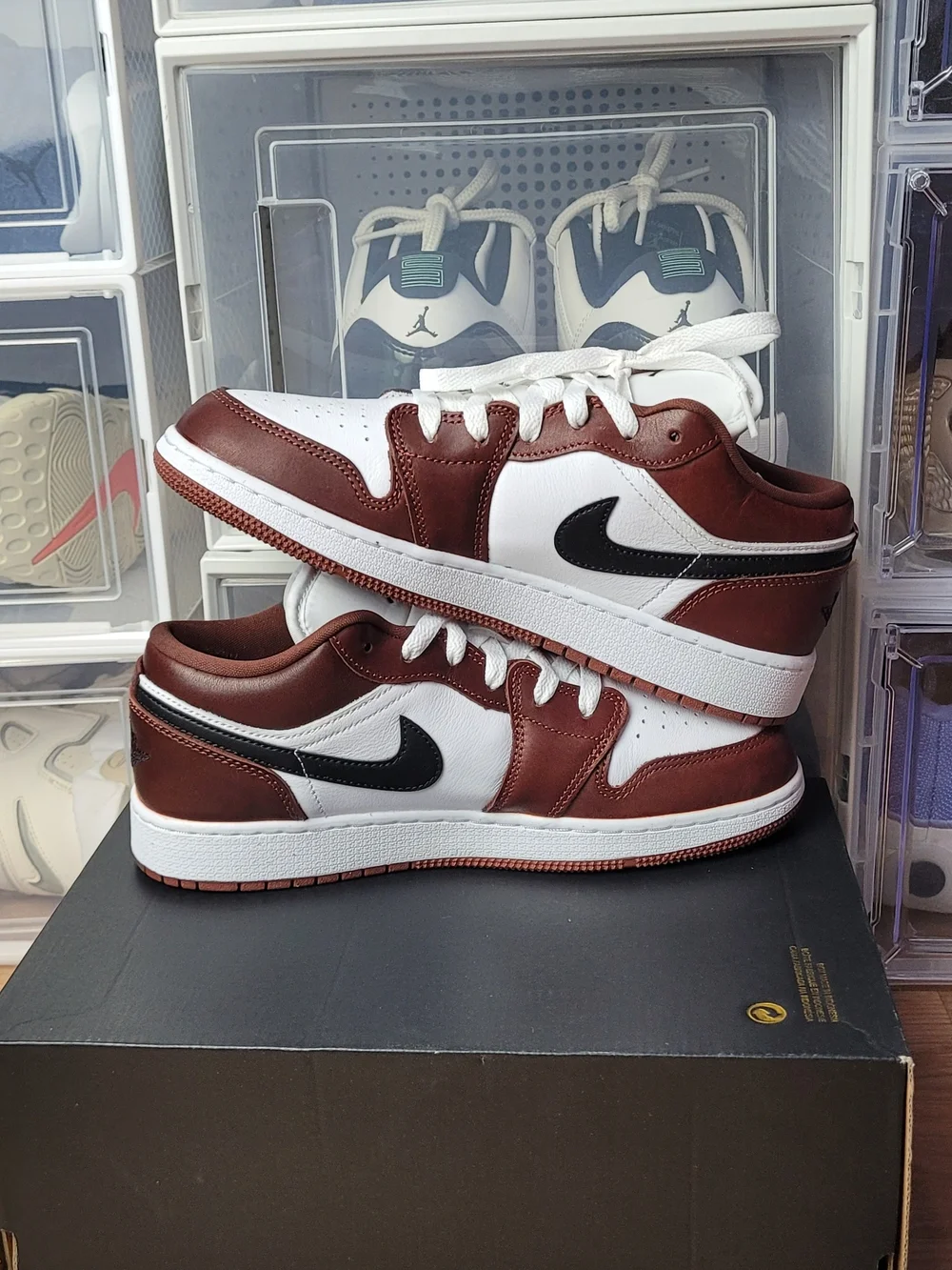 Nike Air Jordan 1 Low SE GS AJ1 Dark Pony Kids Youth Casual Shoes HF3188-102 6.5